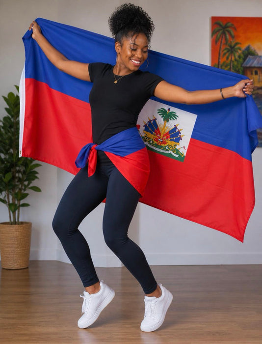 Haitian Flag 3ft x 5ft