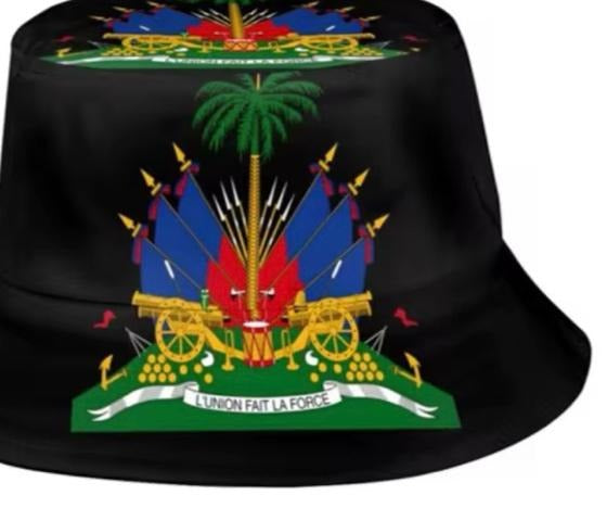 Close-up of Haiti coat of arms