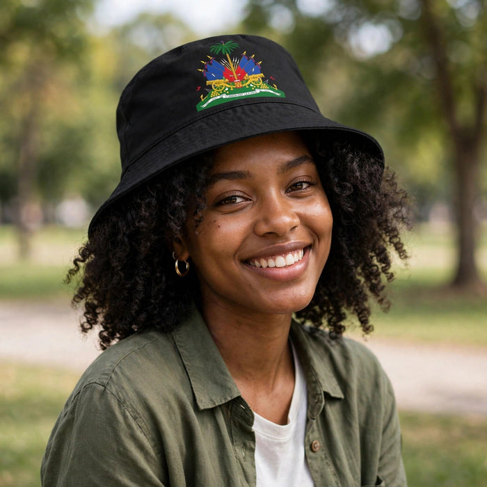 Worn on model