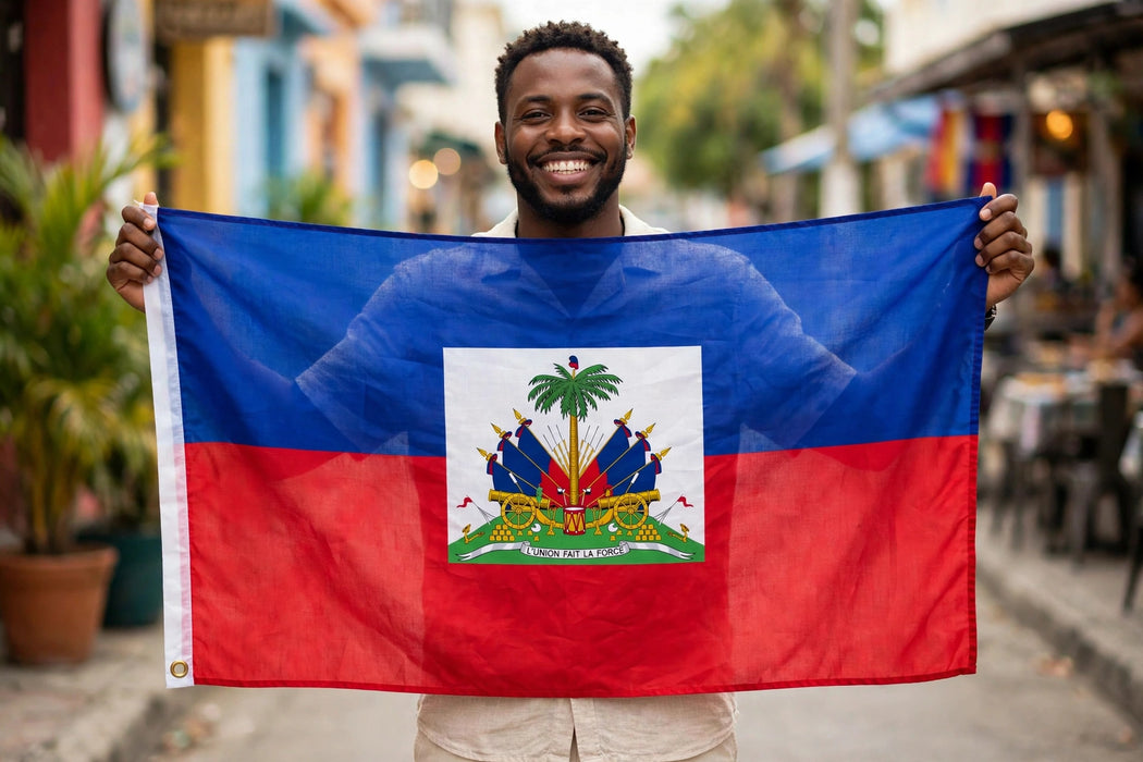 Haitian Flag 3ft x 5ft