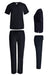 Beverly Hills Uniforms Style 1136 scrub set in royal blue - detail view