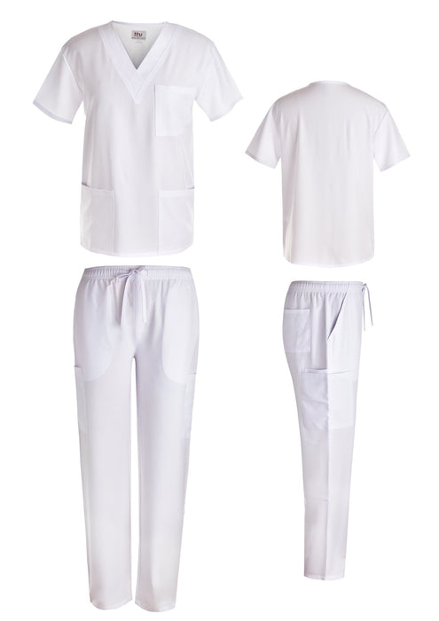 Uniform Style 1136 scrub set in white