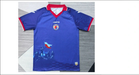 Haiti soccer jersey in blue