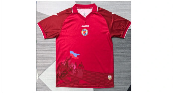 Haiti soccer jersey in red
