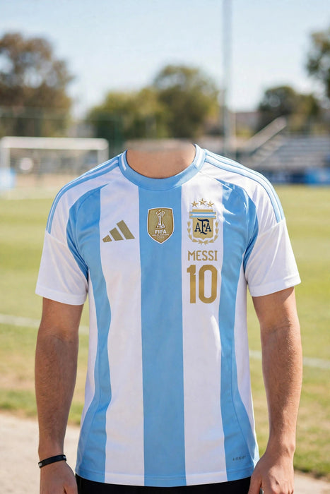 Argentina Messi #10 - Black / blue - portrait lifestyle