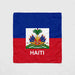 Haiti flag bandana flat lay detail