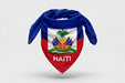 Haiti flag bandana - studio styled view