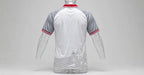Haiti white and gray jersey back view
