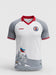 Haiti jersey in white and gray - studio front view