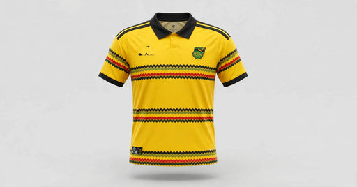 Jamaica jersey in yellow - studio front view