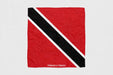 Trinidad and Tobago flag bandana flat lay detail