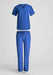 Beverly Hills Uniforms Style 1136 scrub set in blue - studio front view