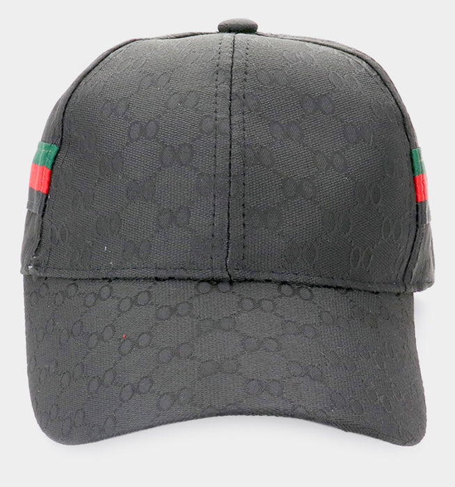 COLOR BLOCK DETAILED PATTERNED BASEBALL CAP