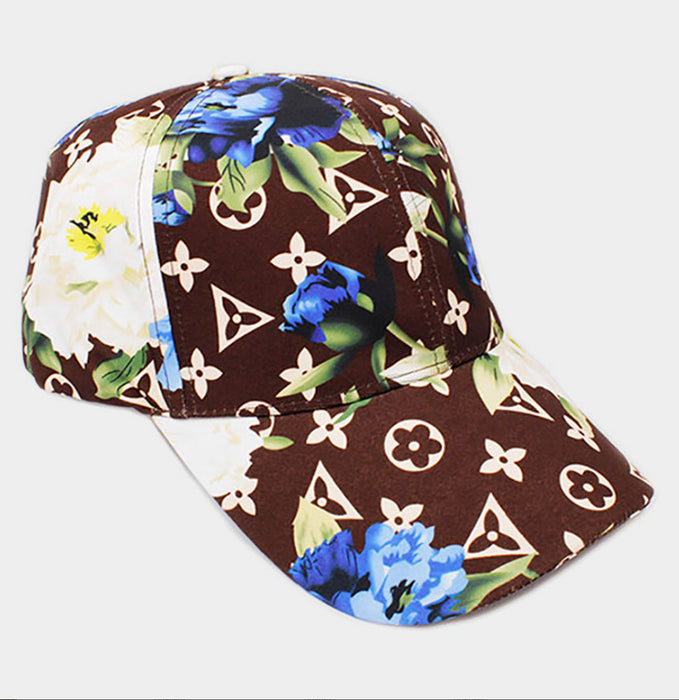 FLOWER LUXURY PATTERNED BASEBALL CAP