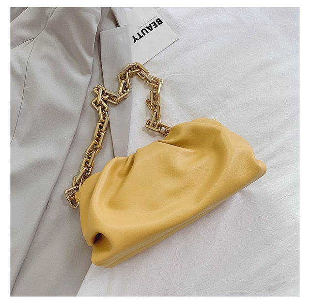 Thick Gold Chains Dumpling Bag