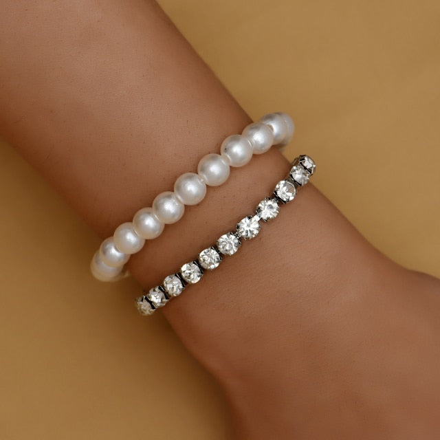 Cute Crystal Snake Bracelet