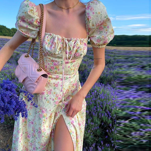 Summer Sexy Floral Print Dress