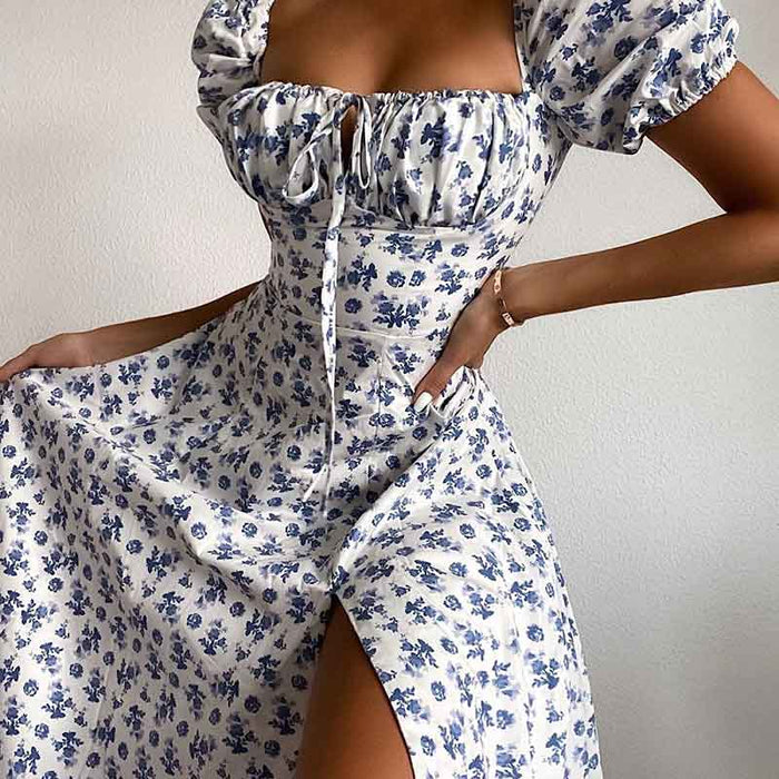 Summer Sexy Floral Print Dress