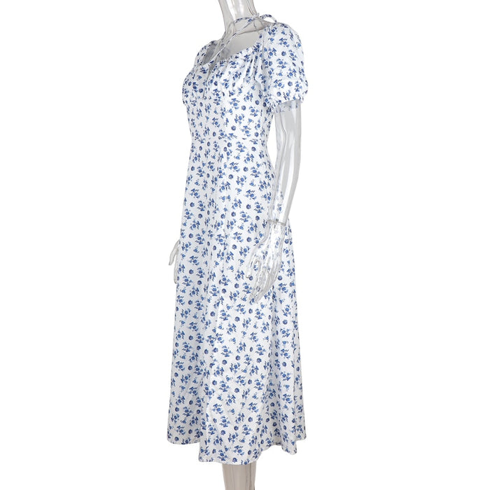 Summer Sexy Floral Print Dress
