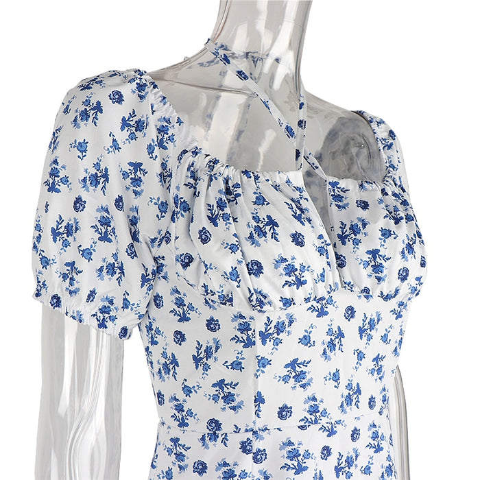 Summer Sexy Floral Print Dress