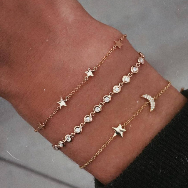 Cute Crystal Snake Bracelet