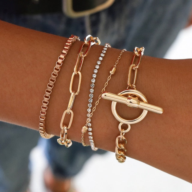 Cute Crystal Snake Bracelet